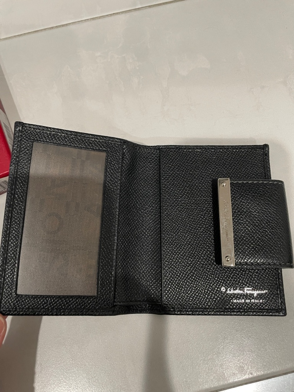 Salvatore Ferragamo Black Leather Bifold Wallet - Picture 3 of 10